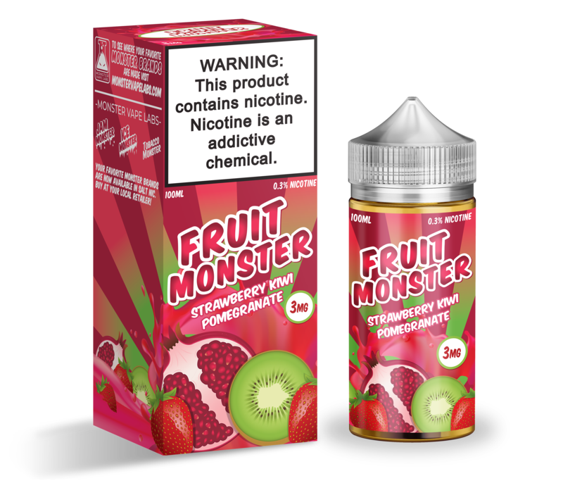 Fruit Monster - Strawberry Kiwi Pomegranate - 100mL